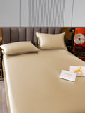 SilkSilky DE 22Momme Reine Seide Bedding Set Beige 003