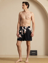 [Schwarz] SilkSilky-DE Mens Sleep Bottoms 006