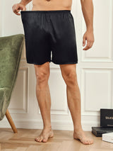 [Schwarz] SilkSilky-DE Mens Sleep Bottoms 003