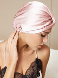 SilkSilky DE Reine Seide Sleep Cap Rosa 002