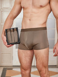 SilkSilky DE Seidenstrick Mens Underwear Kaffee 001