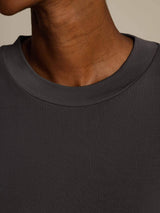 [Grau] SilkSilky-DE Half Sleeve Crew-Ausschnitt T-Shirt 004