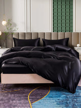 [Schwarz] SilkSilky-DE 25Momme Bettwäsche Sets 005
