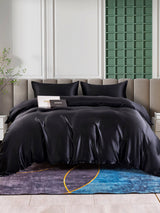 [Schwarz] SilkSilky-DE 25Momme Bettwäsche Sets 002