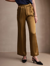 [Braun] SilkSilky-DE 19Momme Seide Womens Pants 007