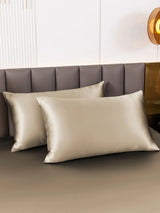 [Khaki] SilkSilky-DE 19Momme Pillowcase 001