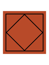 [Orangenes Quadrat] SilkSilky-DE Scarf 001