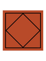 [Orangenes Quadrat] SilkSilky-DE Schals 001