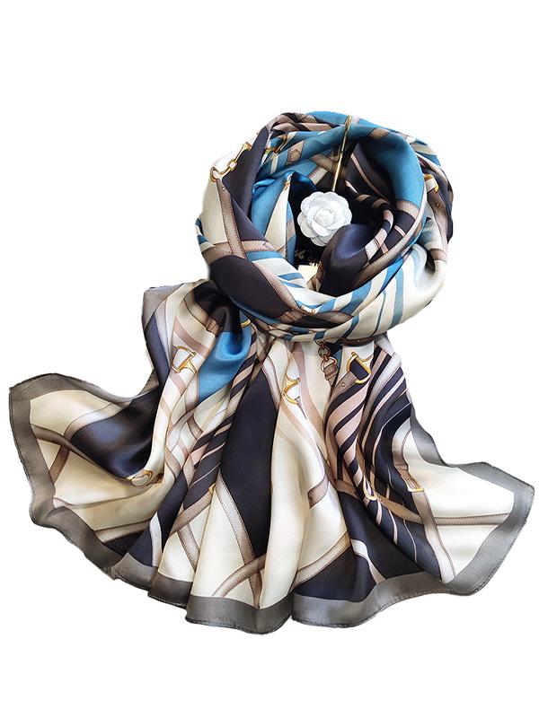 SilkSilky-DE Reine Seide Scarf P087 001