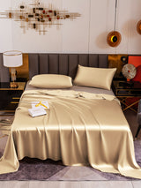 [Beige] SilkSilky-DE 19Momme Bettwäsche Sets 002