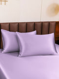 SilkSilky DE 19Momme Reine Seide Pillowcase Lavendel 003