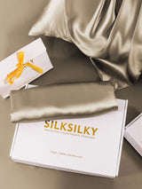 [Khaki] SilkSilky-DE 19Momme Pillowcase 006