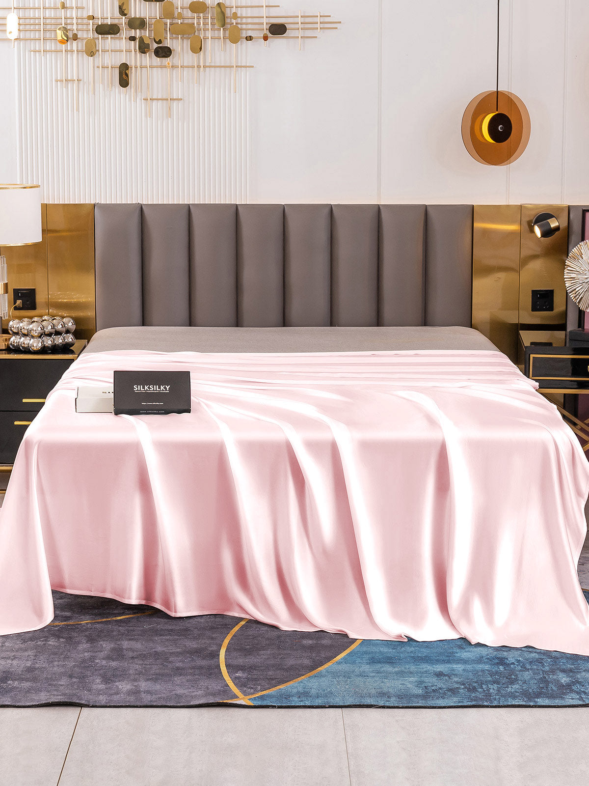 [Rosa] SilkSilky-DE 19Momme Reine Seide Sheet 002