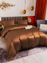 [Kaffee] SilkSilky-DE 19Momme Bettwäsche Sets 003