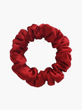 SilkSilky DE 19Momme Reine Seide Scrunchie Rot 008