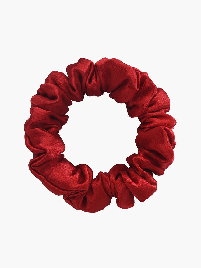 [Rotwein] SilkSilky-DE 19Momme Reine Seide Scrunchie 005