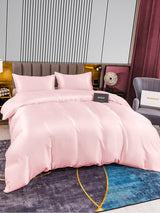 [Rosa] SilkSilky-DE 22Momme Reine Seide Bedding Set 004,