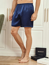 [Dunkelblau] SilkSilky-DE Mens Sleep Bottoms 001