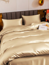 [Beige] SilkSilky-DE 19Momme Bettwäsche Sets 004