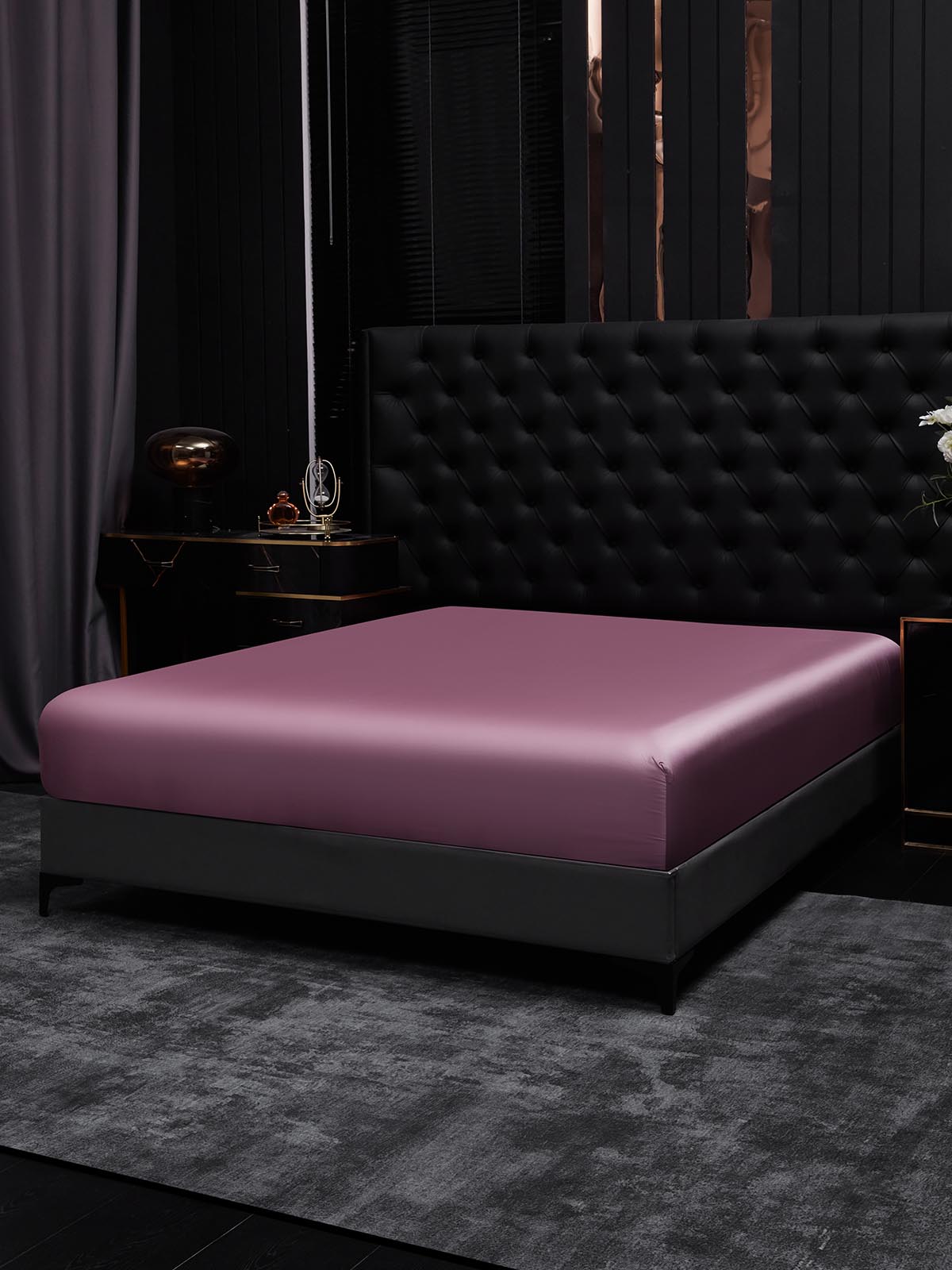 [Mauve Orchidee] SilkSilky-DE 19Momme Reine Seide Sheet 001