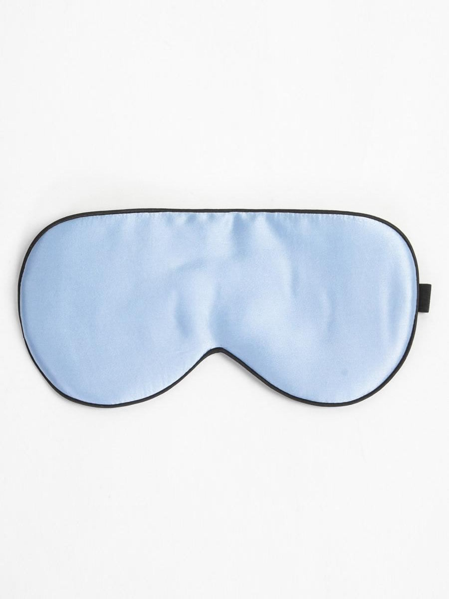 [Hellblau] SilkSilky-DE 19Momme Reine Seide Eye Mask 006