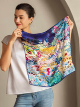 [P093] SilkSilky-DE Reine Seide Scarf 002