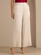 [Beige] SilkSilky-DE Womens Pants 003