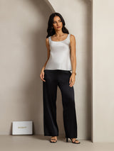 [Silber] SilkSilky-DE Sleeveless Cami Top 007