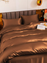 [Kaffee] SilkSilky-DE 19Momme Bettwäsche Sets 004