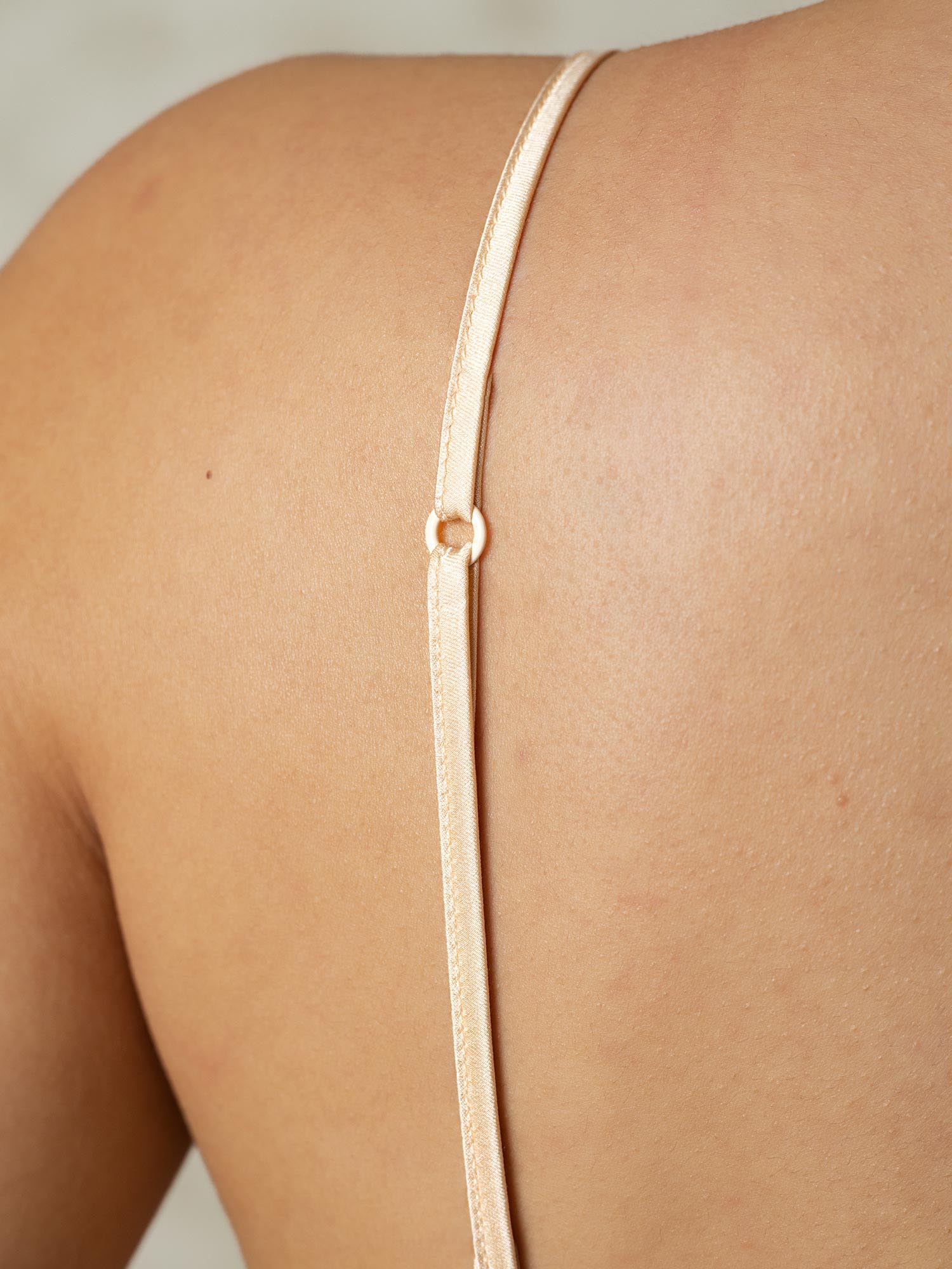[Tan] SilkSilky-DE Seidenstrick Bra 005