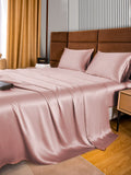 SilkSilky DE 22Momme Reine Seide Bedding Set BlassesMauve 003