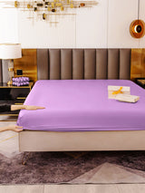 [Lavendel] SilkSilky-DE 19Momme Spannbettlaken 005