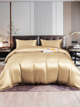 [Beige] SilkSilky-DE 22Momme Bettwäsche Sets 002