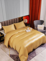 [Champagner] SilkSilky-DE 22Momme Reine Seide Bedding Set 002,