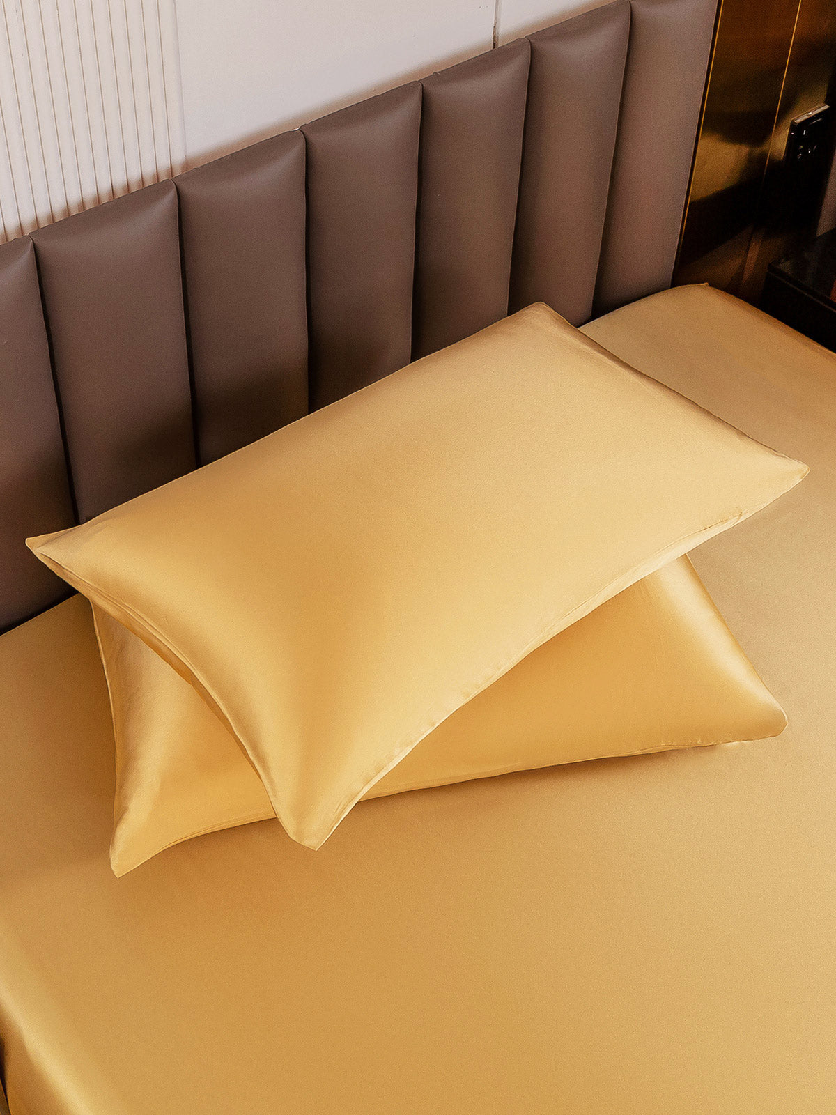[Champagner] SilkSilky-DE 22Momme Reine Seide Pillowcase 004