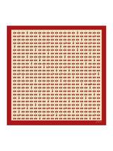 [Beige Kirsche] SilkSilky-DE Scarf 001
