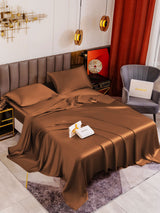 [Kaffee] SilkSilky-DE 19Momme Bettwäsche Sets 001