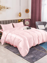 [Rosa] SilkSilky-DE 19Momme Reine Seide Bedding Set 005