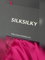SilkSilky-DE Spaghetti Strap V Neck Nachthemden video 001