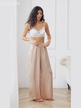SilkSilky-DE Reine Seide Womens Pants video 001