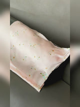 19 Momme 100% Maulbeerseiden-Kopfkissenbezug - Lilie