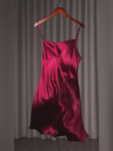 SilkSilky-DE Sleeveless Cowl Neck Kleider video 001