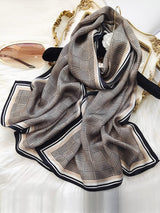 [P027] SilkSilky-DE Reine Seide Scarf 005