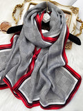 SilkSilky DE Reine Seide Scarf Rot 001