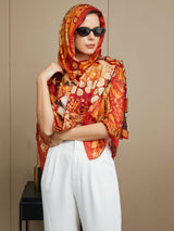 [P073] SilkSilky-DE Reine Seide Scarf 005