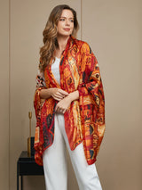 [P073] SilkSilky-DE Reine Seide Scarf 010