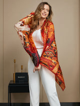 [P073] SilkSilky-DE Reine Seide Scarf 012