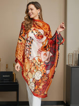[P073] SilkSilky-DE Reine Seide Scarf 014