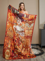 [P073] SilkSilky-DE Reine Seide Scarf 007
