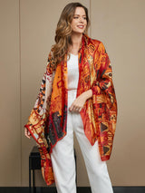 [P073] SilkSilky-DE Reine Seide Scarf 015